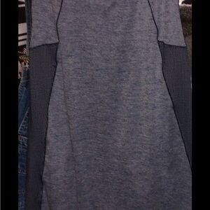 Blue and Black Sleeveless tank top